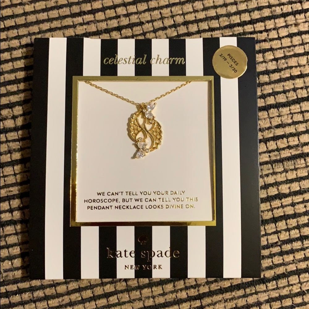 Kate Spade Pisces sigma necklace